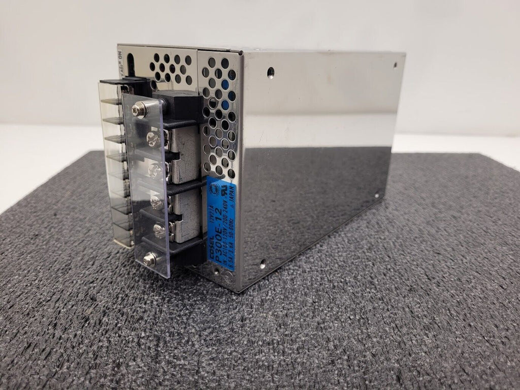 Cosel P300E-12 / P300E12 100-240VAC 6.5A Input 12V 27A 300W Output Working Pull