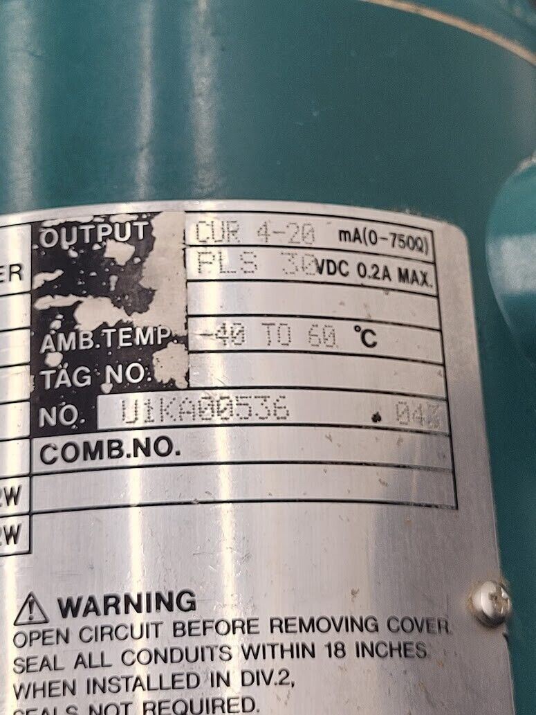 Yokogawa  Magnetic Flow Meter ADMAG AXFA14C-E2-21/FF1 24VDC