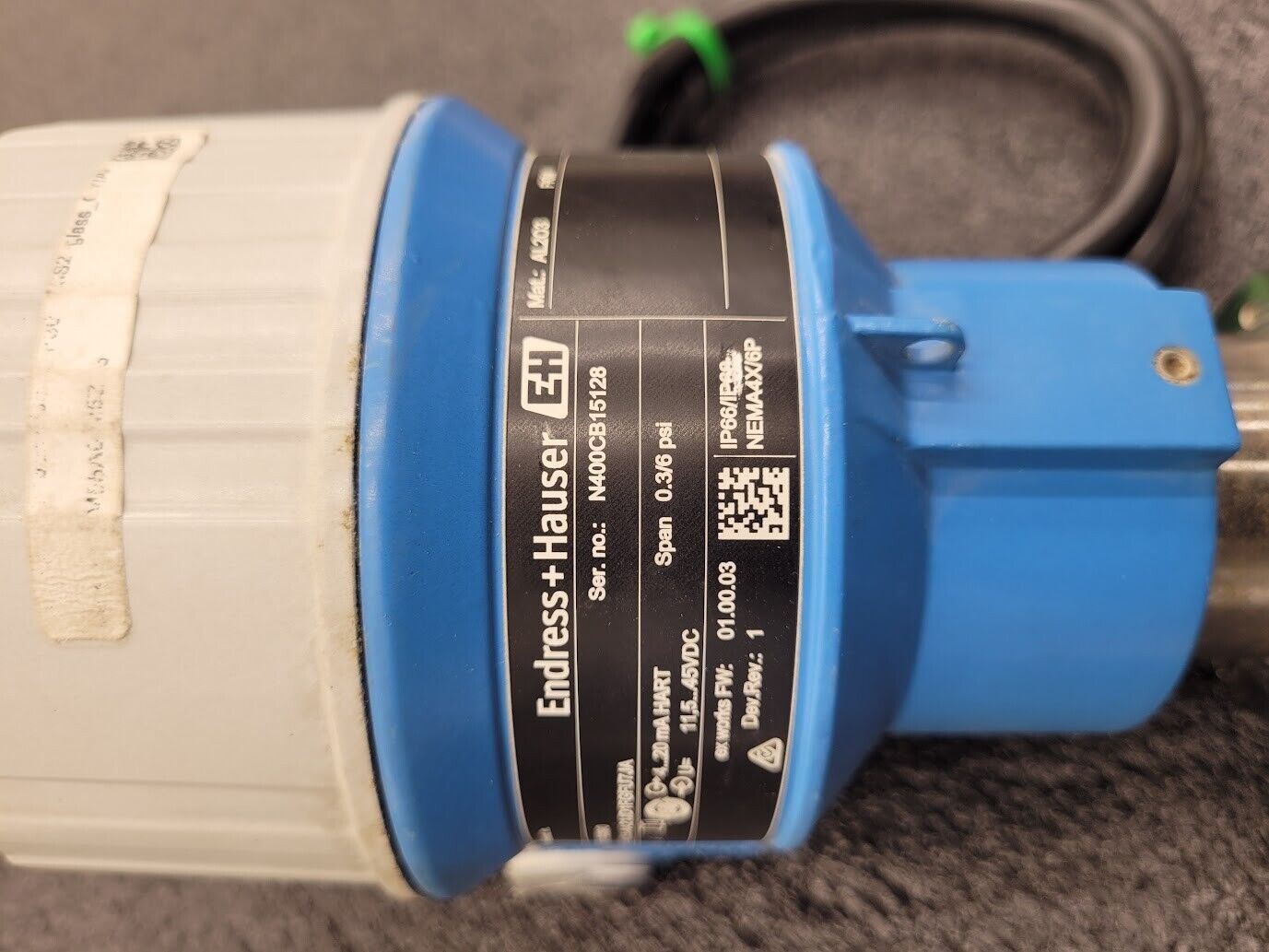 Endress+Hauser PMC51-7U39/0 Cerabar M -6 to 6PSI Pressure Transmitter