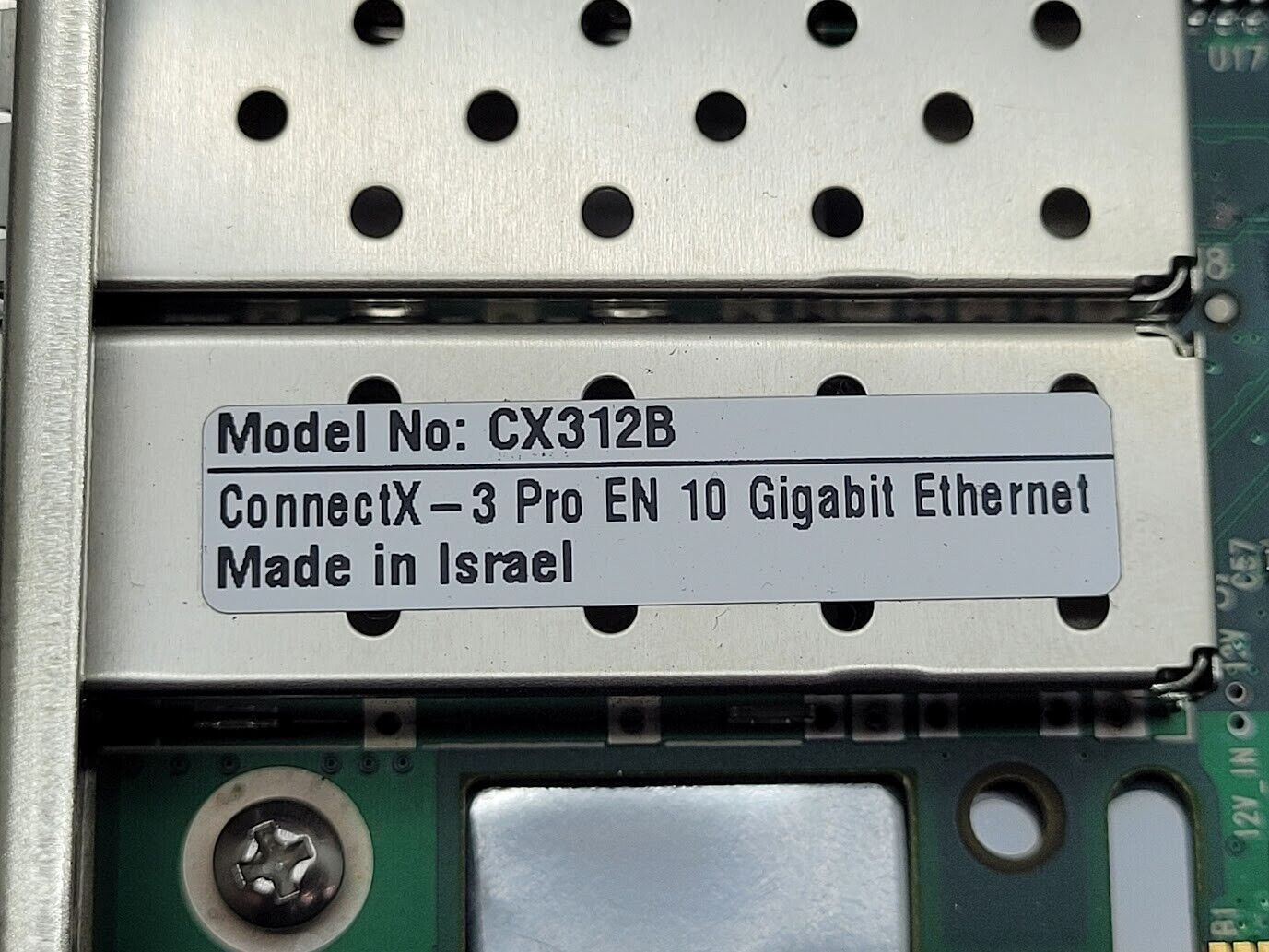 MCX312B-XCCT Mellanox CX312B ConnectX-3 PRO EN 10Gbe NIC Full Height