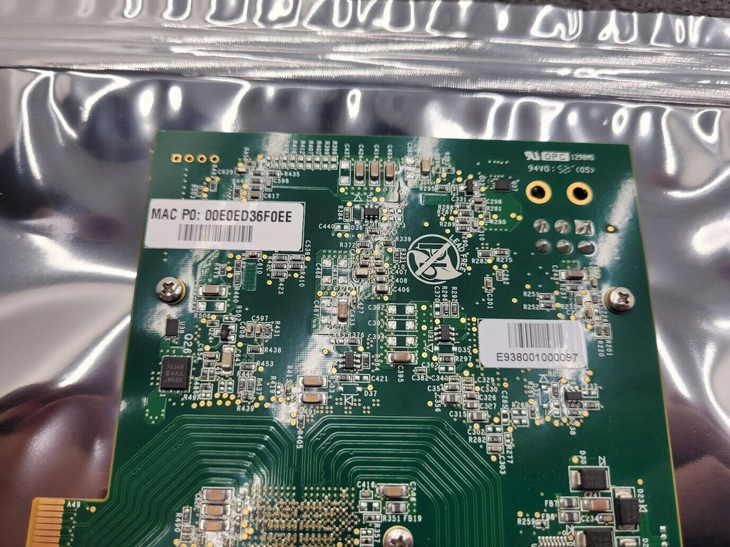 SILICOM Quad Port Copper 10GT Ethernet PCIe NIC Adapter Intel 10GbE Working Pull