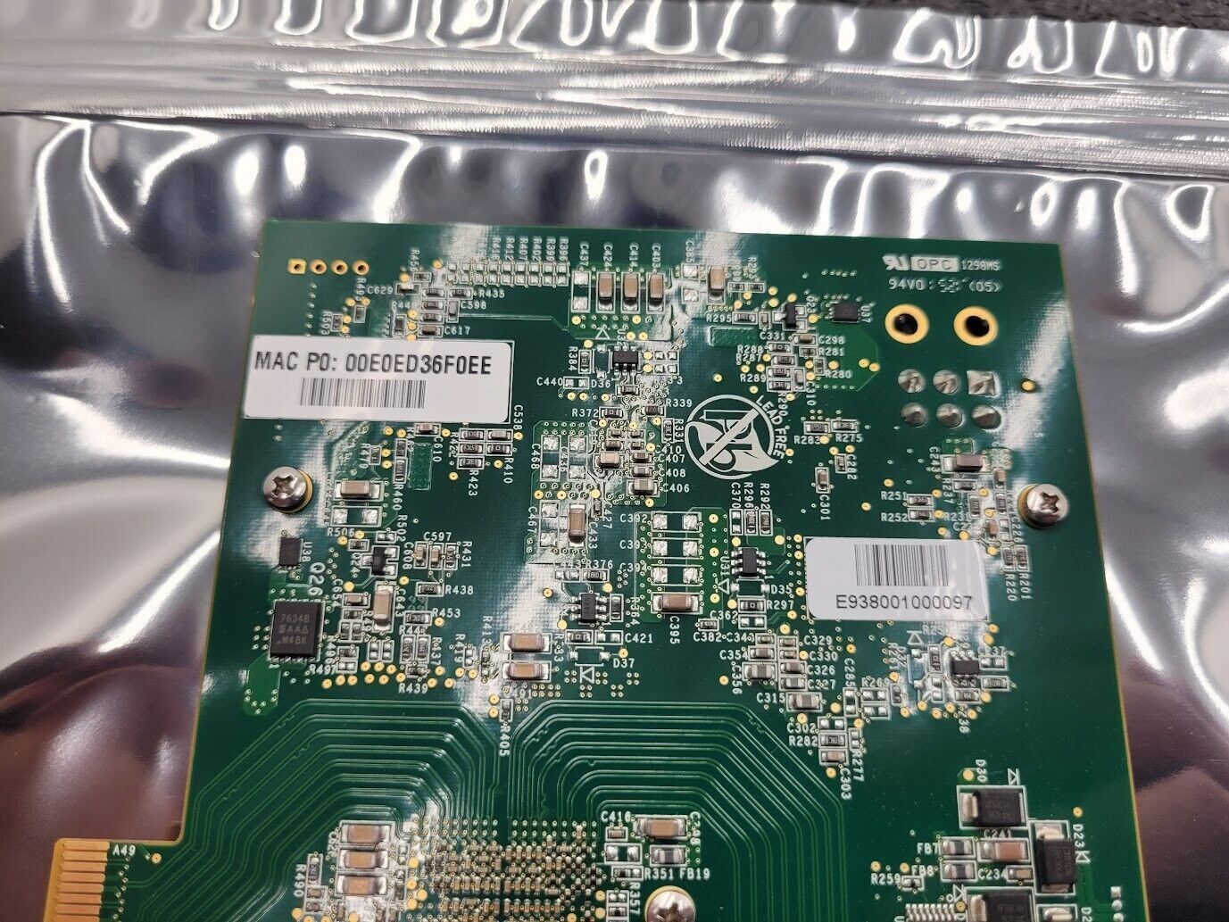 SILICOM Quad Port Copper 10GT Ethernet PCIe NIC Adapter Intel 10GbE Working Pull