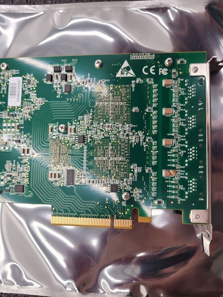 SILICOM Quad Port Copper 10GT Ethernet PCIe NIC Adapter Intel 10GbE Working Pull