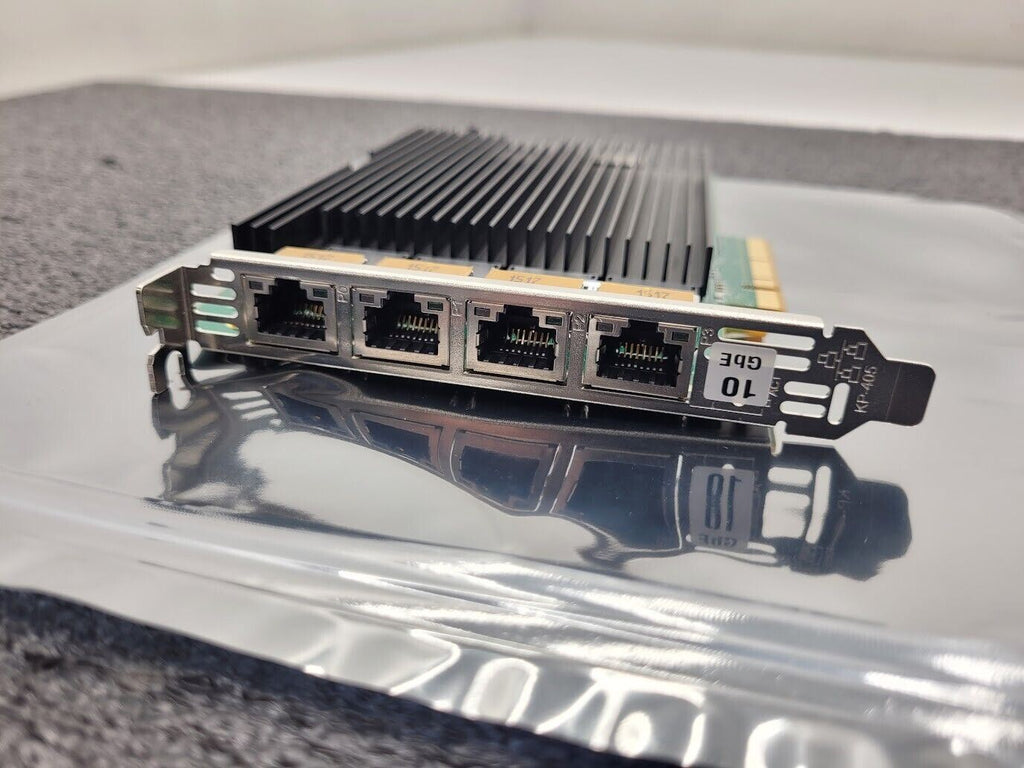 SILICOM Quad Port Copper 10GT Ethernet PCIe NIC Adapter Intel 10GbE Working Pull