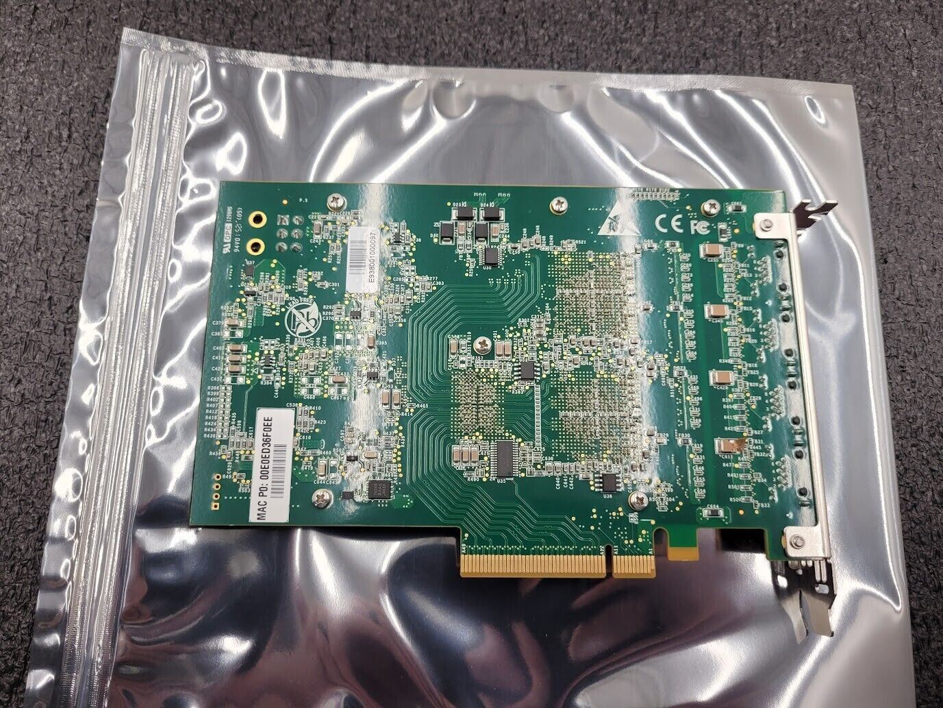 SILICOM Quad Port Copper 10GT Ethernet PCIe NIC Adapter Intel 10GbE Working Pull
