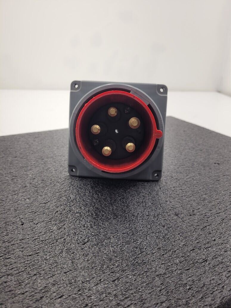 Hubbell HBL5100B7W 100-Amp INLET/REVERSE SERVICE RECEPTACLE 100A 3Ph 5W 277/480V