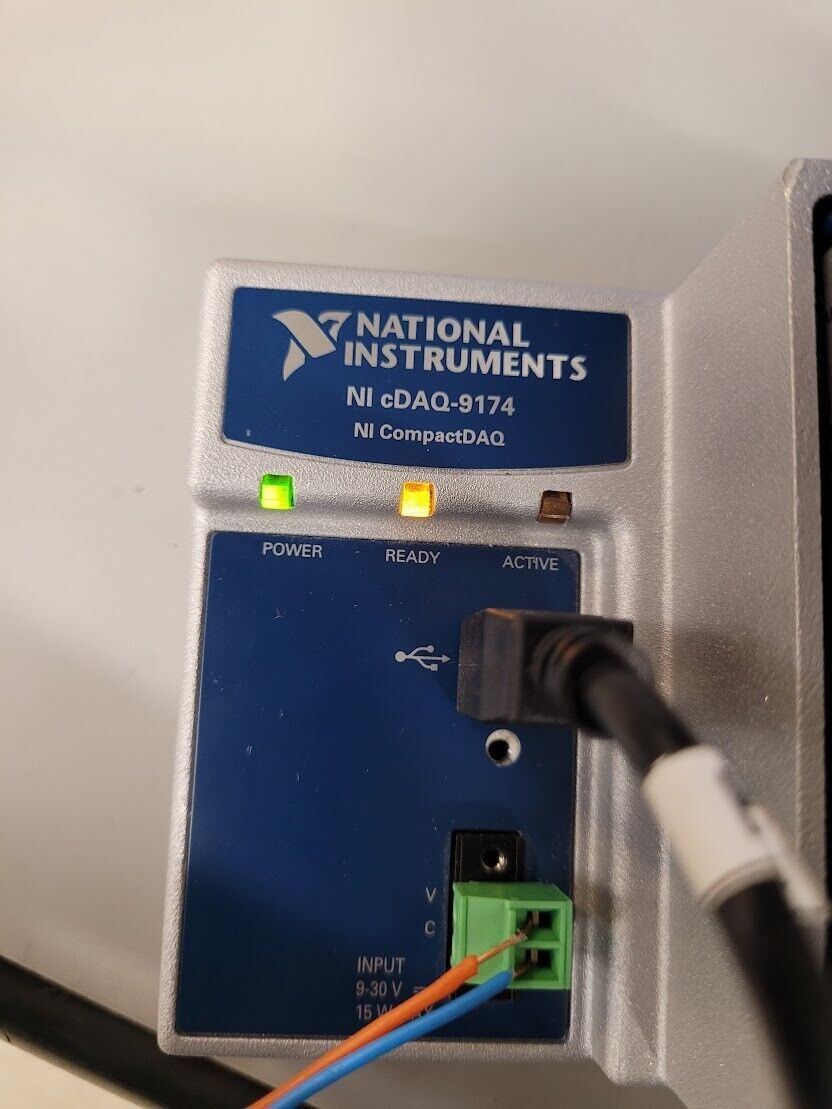 National Instruments NI cDAQ-9174 USB Chassis +1 Blank Tested Working