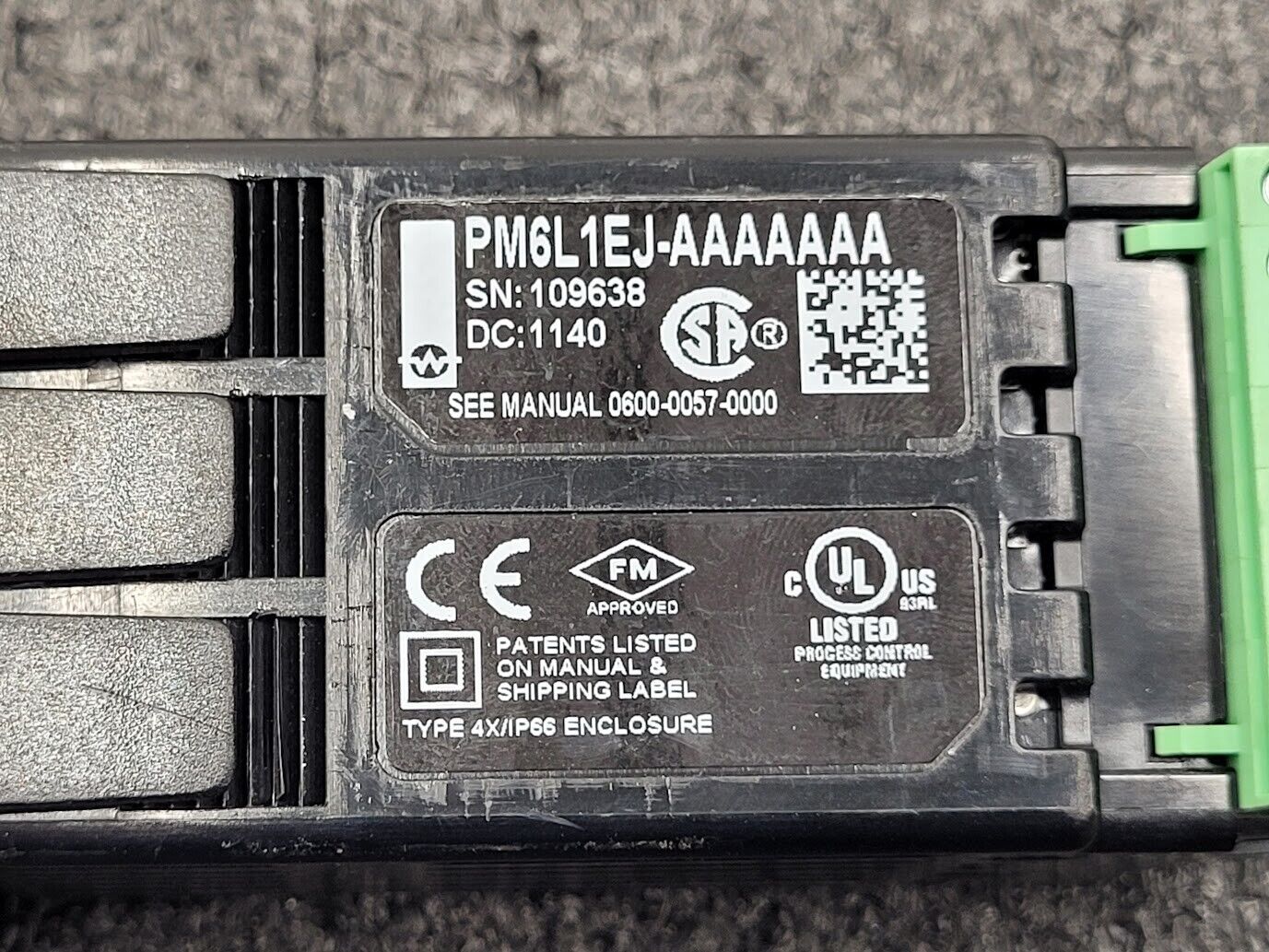 Watlow PM6L1EJ-AAAAAAA EZ ZONE Panel Mount Limit Controller Working Used Pull