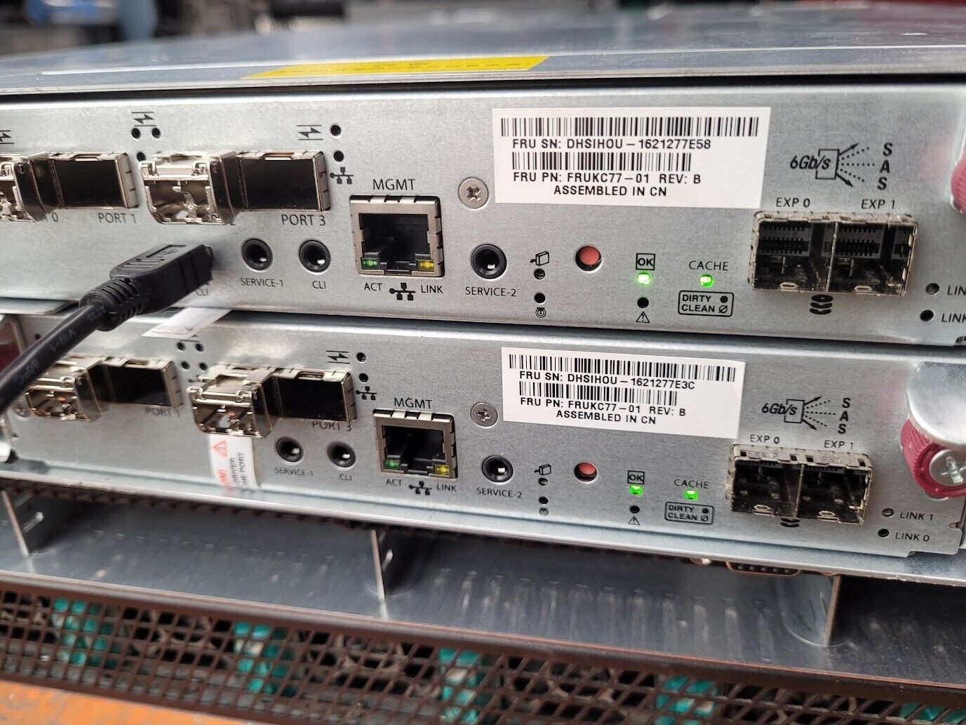 Dot Hill Storage Controller FRUKC77-01 6Gb/s SAS 4x FC Tested Working