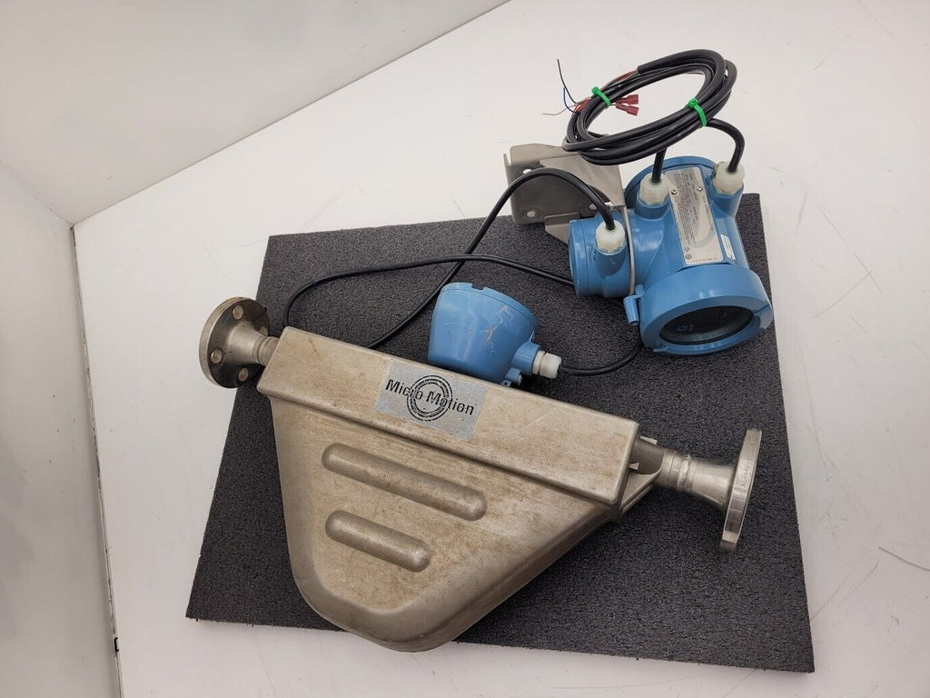 Micro Motion Mass Flow Coriolis Meter Sensor R100S128NQBZEZZZZ +Transmitter 1"