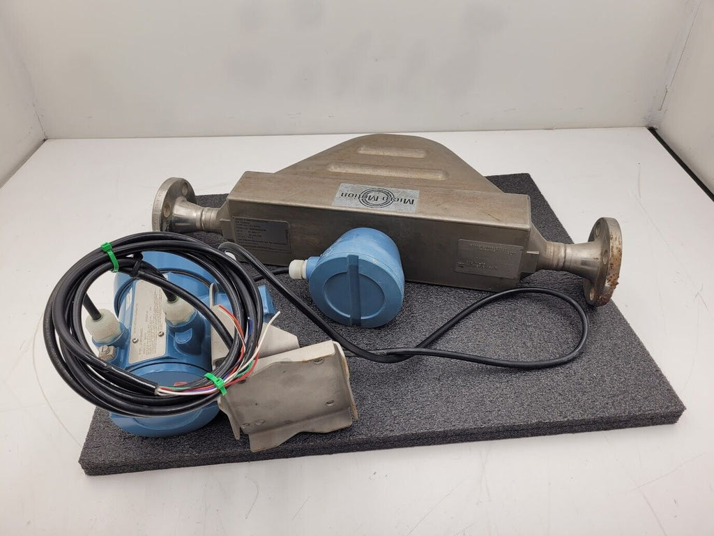Micro Motion Mass Flow Coriolis Meter Sensor R100S128NQBZEZZZZ +Transmitter 1"