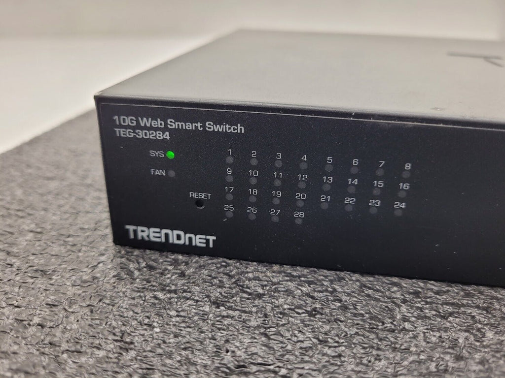 TRENDnet TEG-30284 10G Web Smart Switch 24 Port 24x 10g base T + 4x SFP+