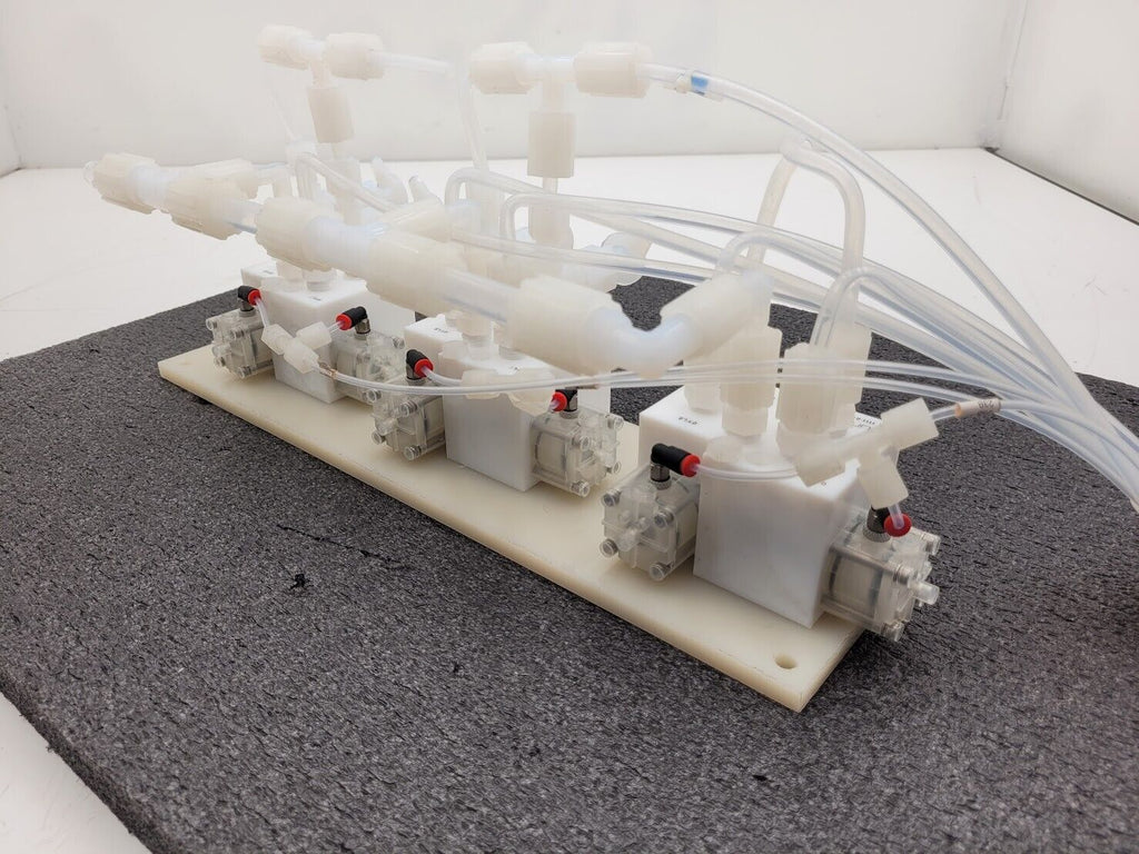 Furon High Purity Adjustable Pneumatic Valve Bank Actuator Assembly 111243