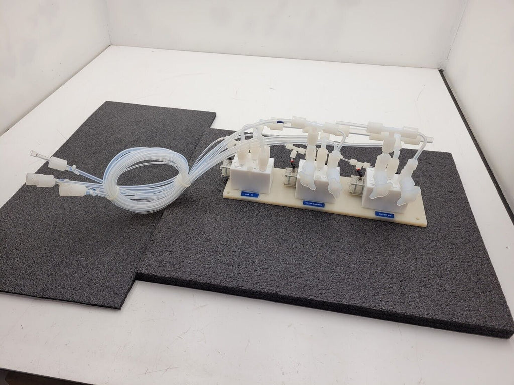 Furon High Purity Adjustable Pneumatic Valve Bank Actuator Assembly 111243