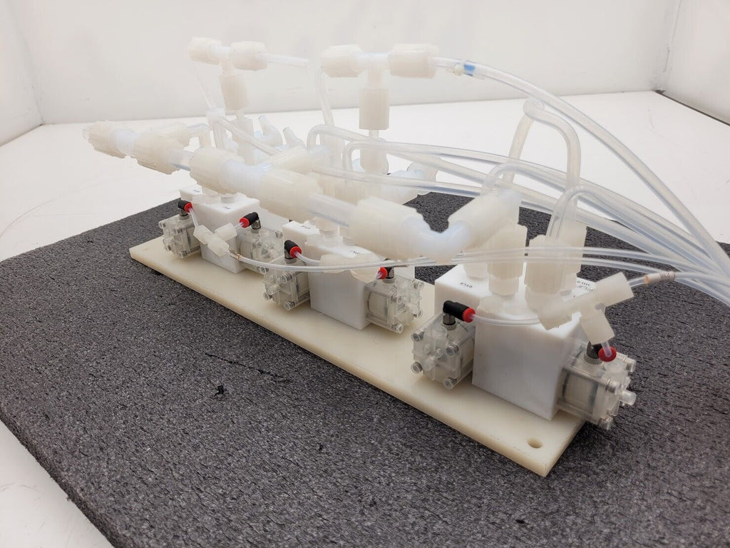 Furon High Purity Adjustable Pneumatic Valve Bank Actuator Assembly 111243