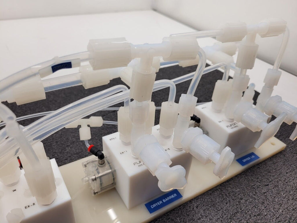 Furon High Purity Adjustable Pneumatic Valve Bank Actuator Assembly 111243