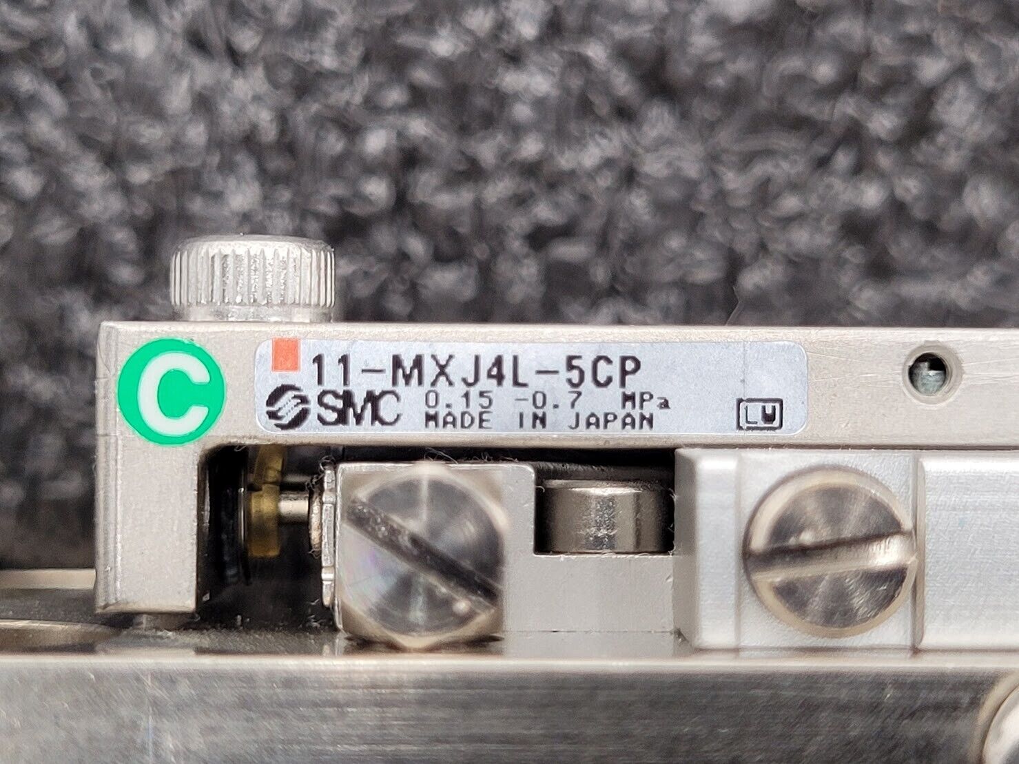 SMC 11-MXJ4L-5CP Guided Slide Cylinder Table 2x D-M9N Sensors