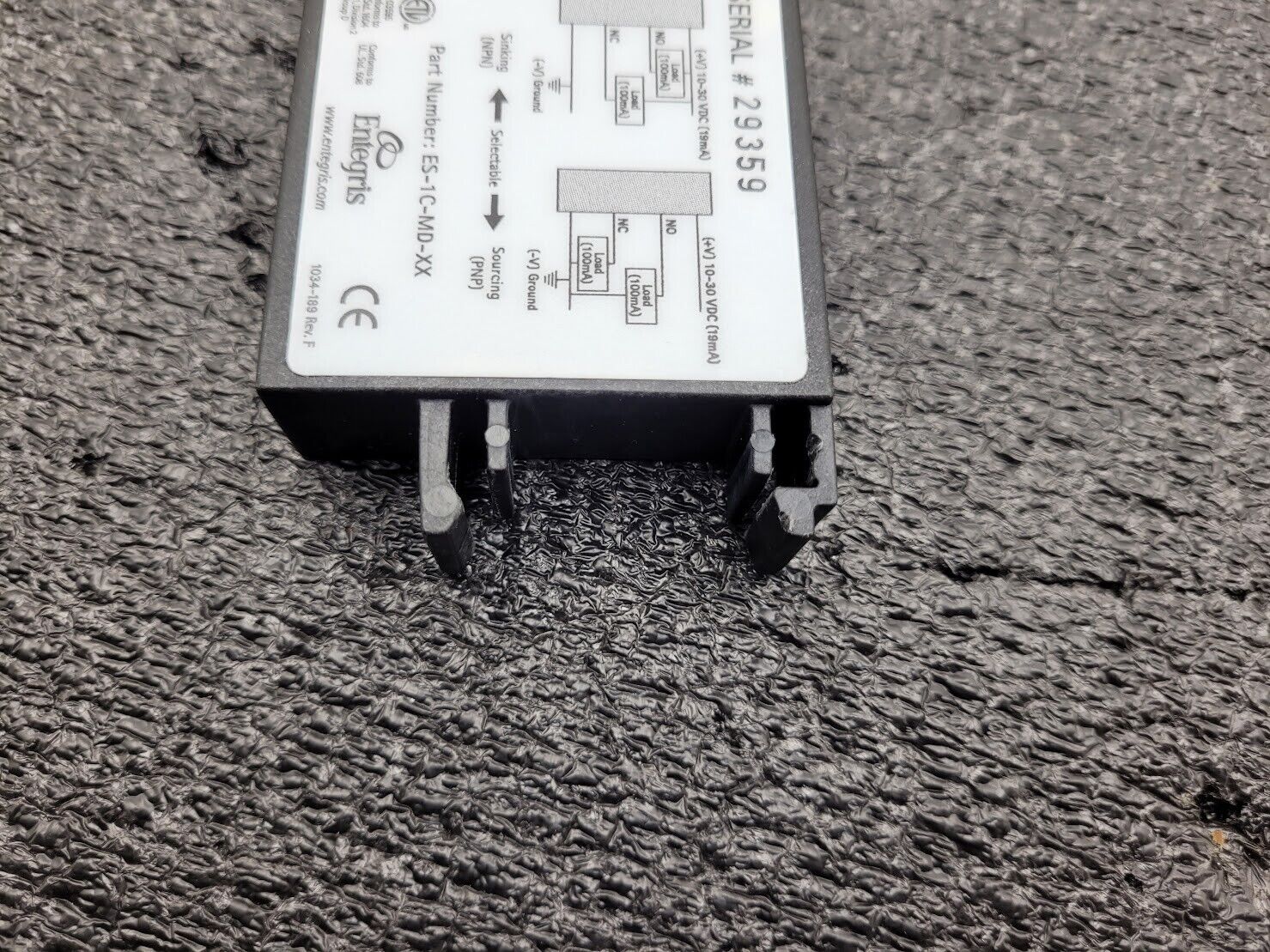 Entegris ES-1C-MD-XX Single Channel Electronic Control Module with Sensor