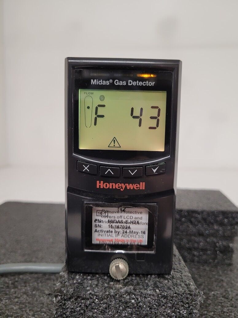 Honeywell MIDAS-t-004, MIDAS-E-H2X H2 Hydrogen Gas Detector / Transmitter
