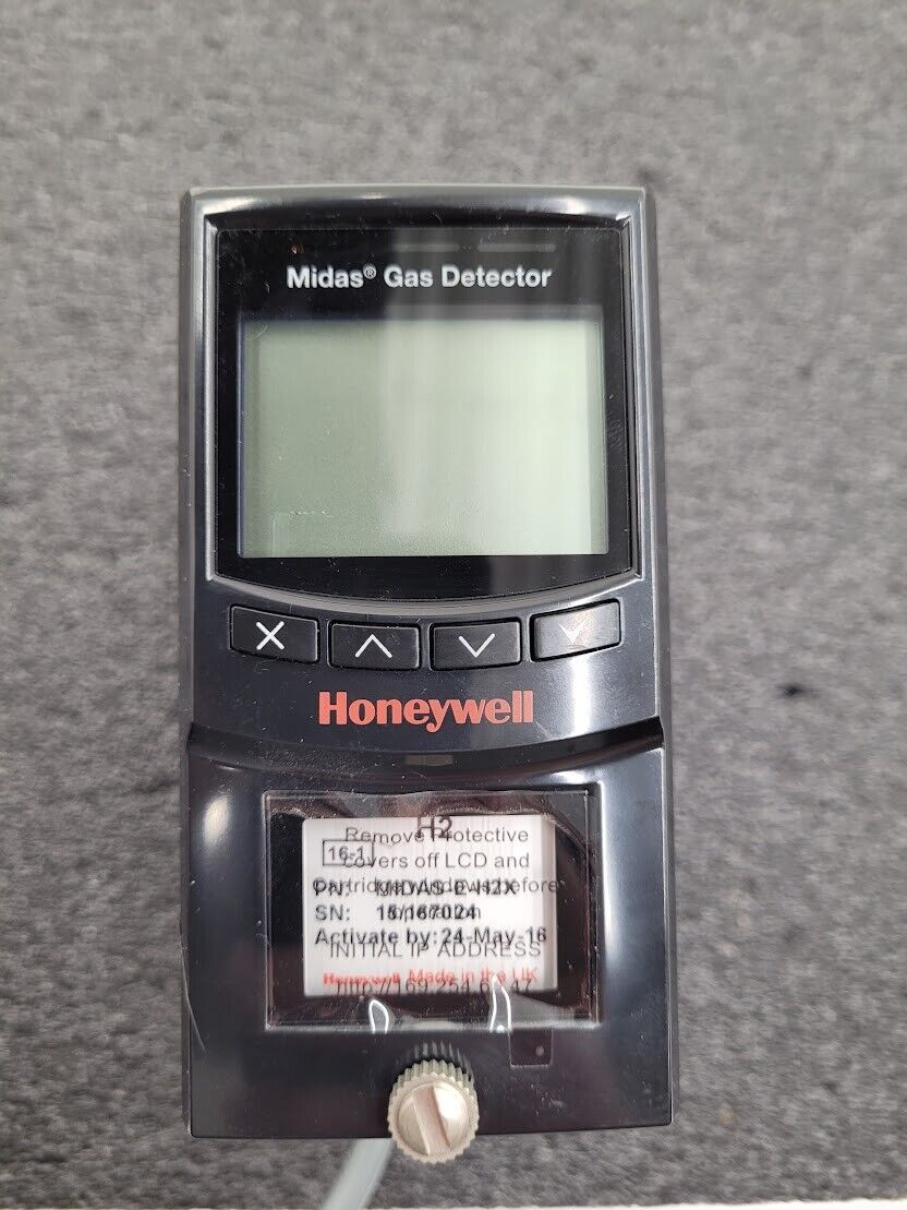 Honeywell MIDAS-t-004, MIDAS-E-H2X H2 Hydrogen Gas Detector / Transmitter