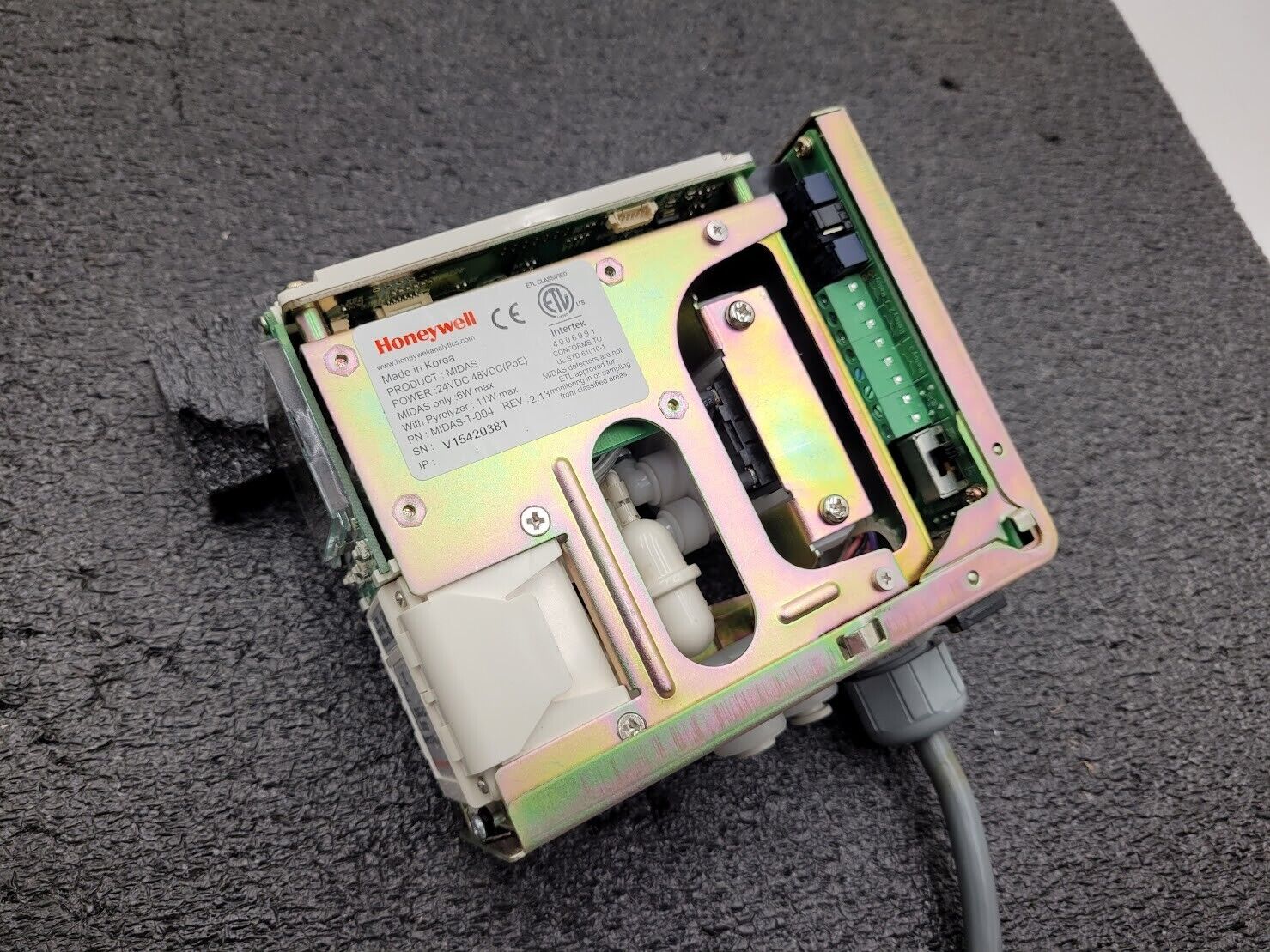 Honeywell MIDAS-t-004, MIDAS-E-H2X H2 Hydrogen Gas Detector / Transmitter