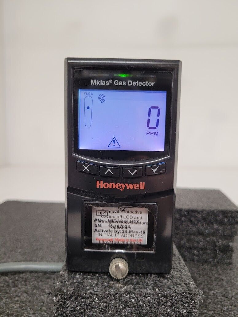 Honeywell MIDAS-t-004, MIDAS-E-H2X H2 Hydrogen Gas Detector / Transmitter