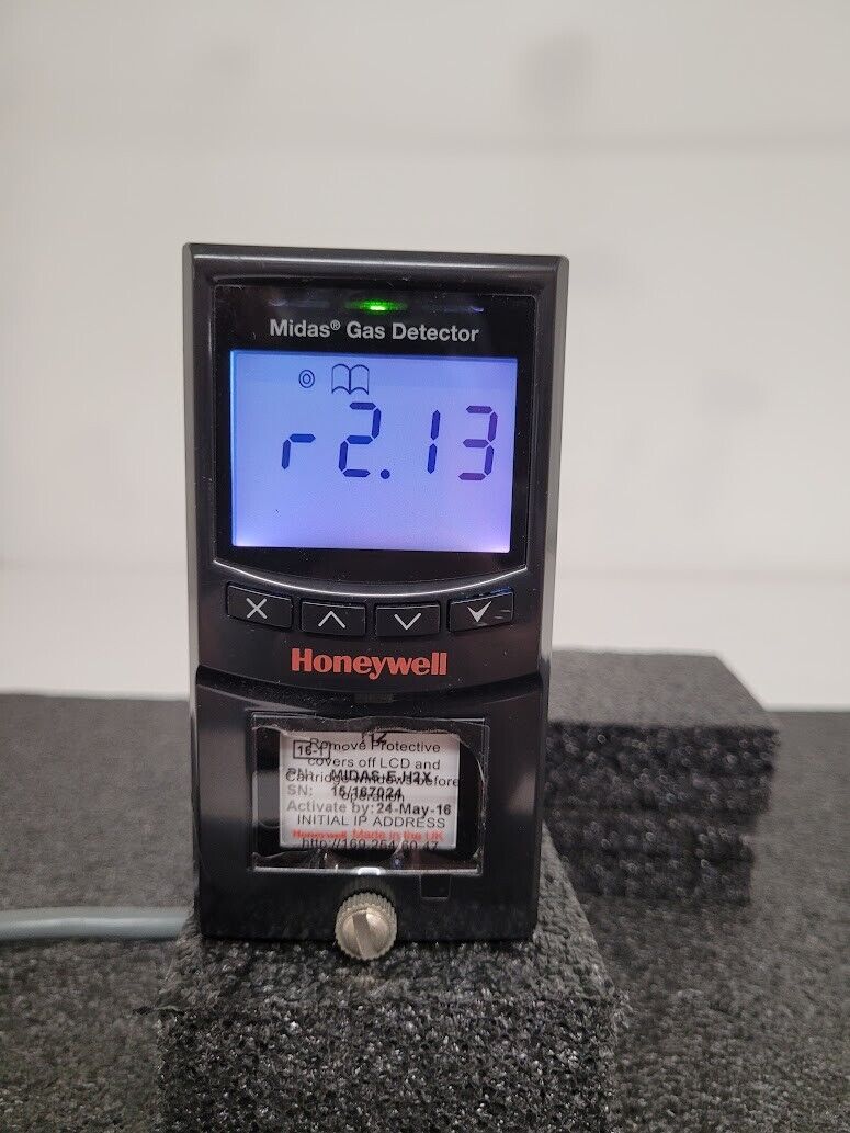 Honeywell MIDAS-t-004, MIDAS-E-H2X H2 Hydrogen Gas Detector / Transmitter