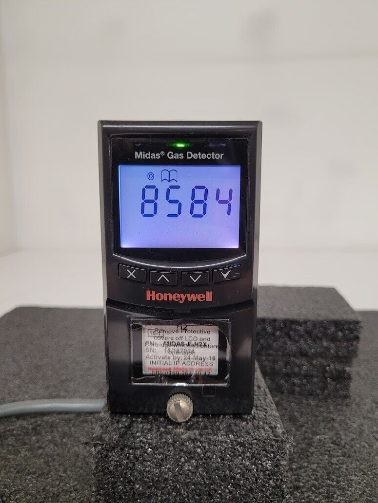 Honeywell MIDAS-t-004, MIDAS-E-H2X H2 Hydrogen Gas Detector / Transmitter