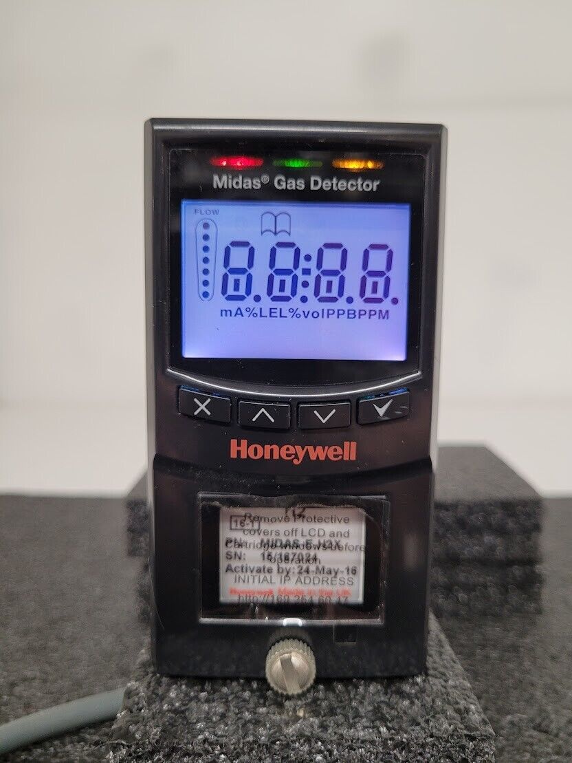 Honeywell MIDAS-t-004, MIDAS-E-H2X H2 Hydrogen Gas Detector / Transmitter