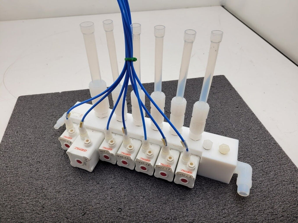 Gemu 7 Valve High Purity Diaphragm Shutoff Manifold Valve PN6 PTFE "C"