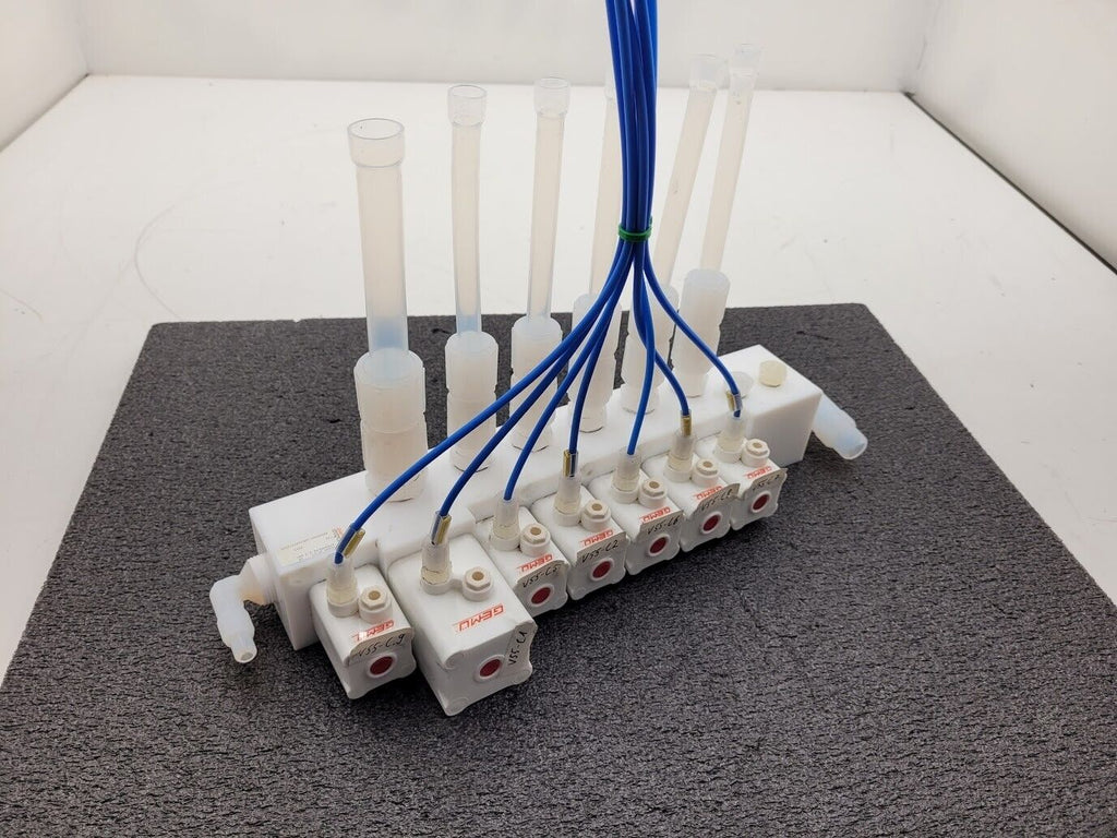 Gemu 7 Valve High Purity Diaphragm Shutoff Manifold Valve PN6 PTFE "C"