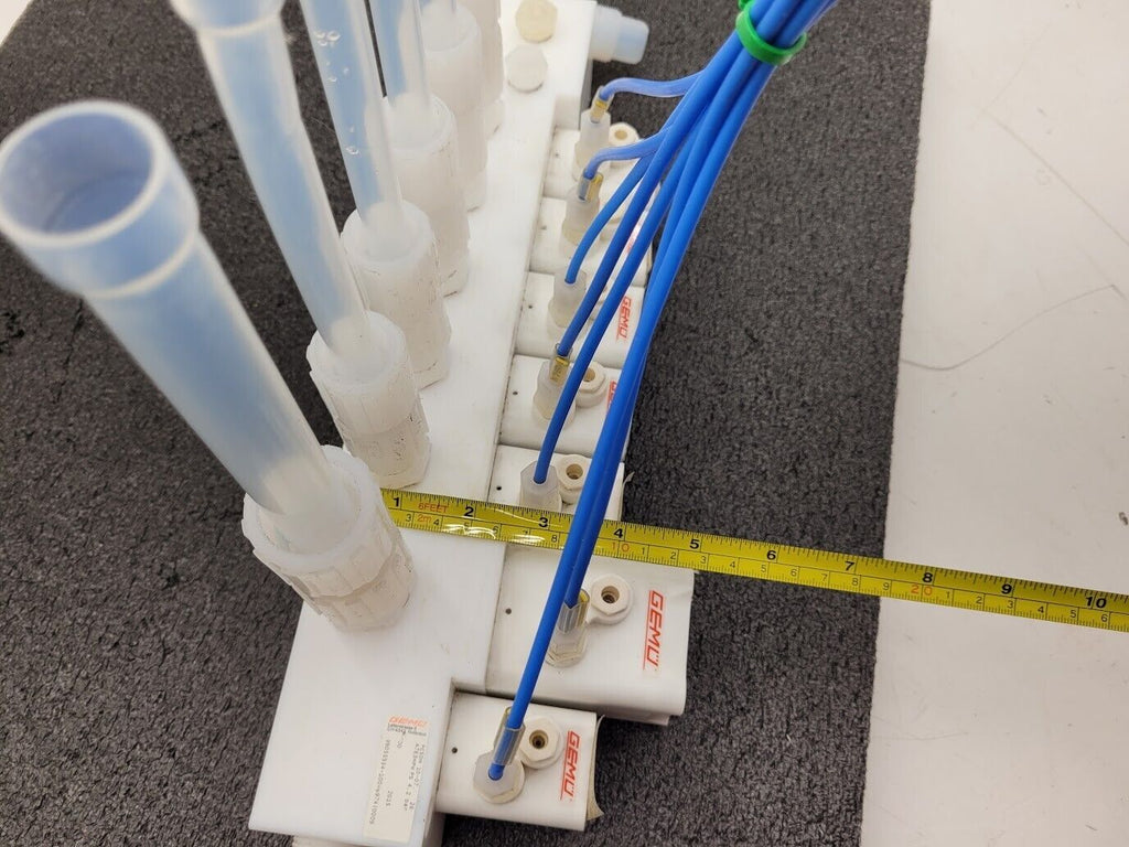 Gemu 7 Valve High Purity Diaphragm Shutoff Manifold Valve PN6 PTFE "C"