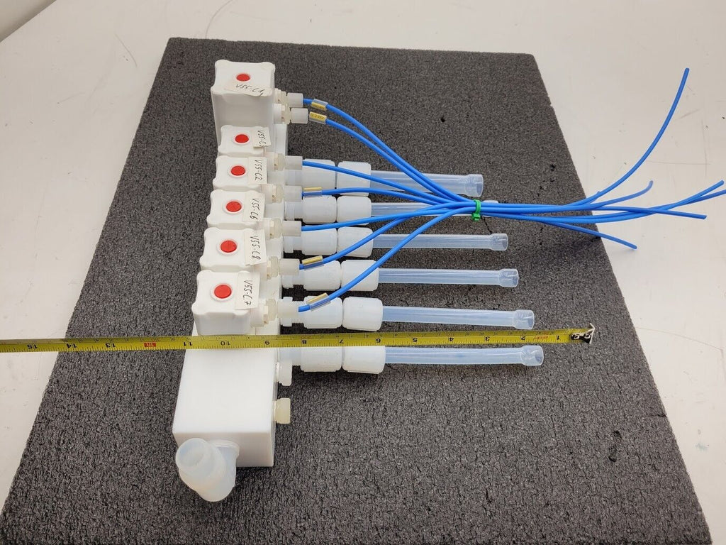 Gemu 7 Valve High Purity Diaphragm Shutoff Manifold Valve PN6 PTFE "C"