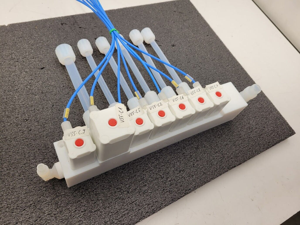 Gemu 7 Valve High Purity Diaphragm Shutoff Manifold Valve PN6 PTFE "C"