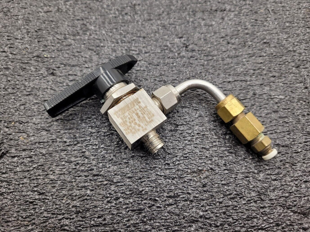 Whitey SS-43S4-A Stainless Steel 1/4 turn Ball Shutoff Valve