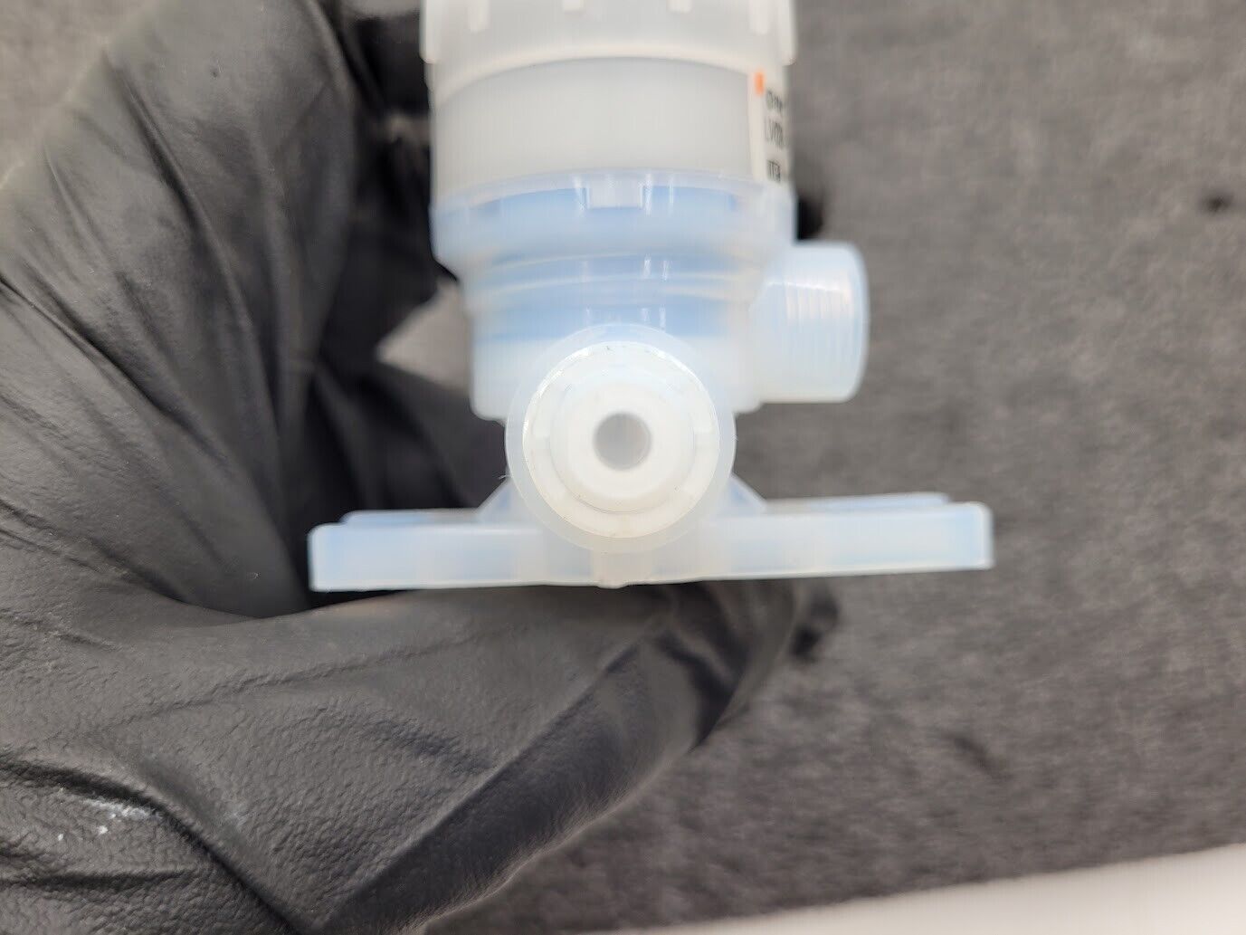 SMC LVQ20-Z07N-9 High Purity Pneumatic Diaphragm Valve 80PSI NC 1/4" Flate PFA
