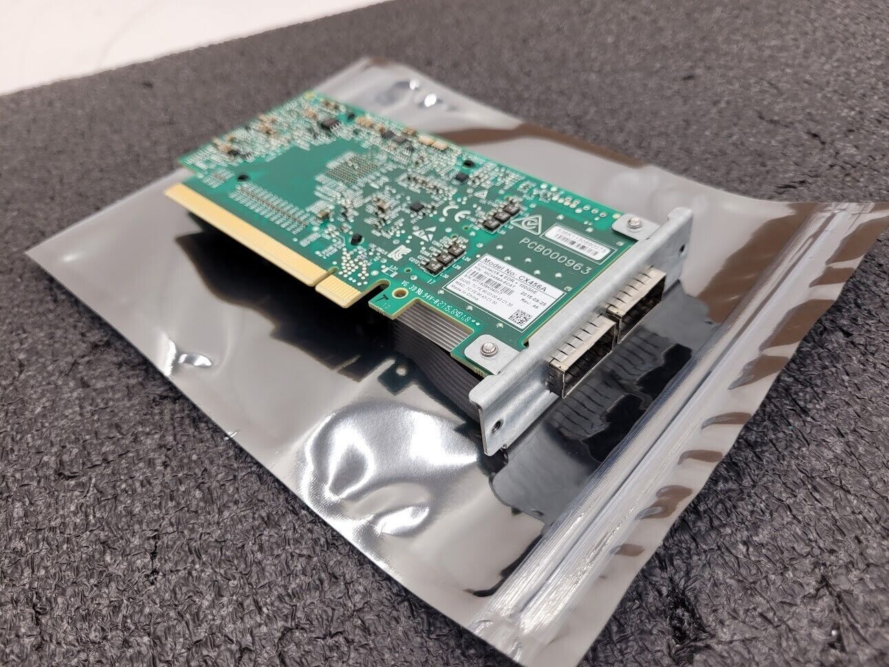Mellanox ConnectX-4 EDR+ CX456A 100Gb 2xPort QSFP28 Full Height PCI Card