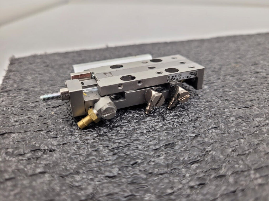 SMC 11-MXJ6-15C Linear Guided Slide Cylinder Table Cleanroom