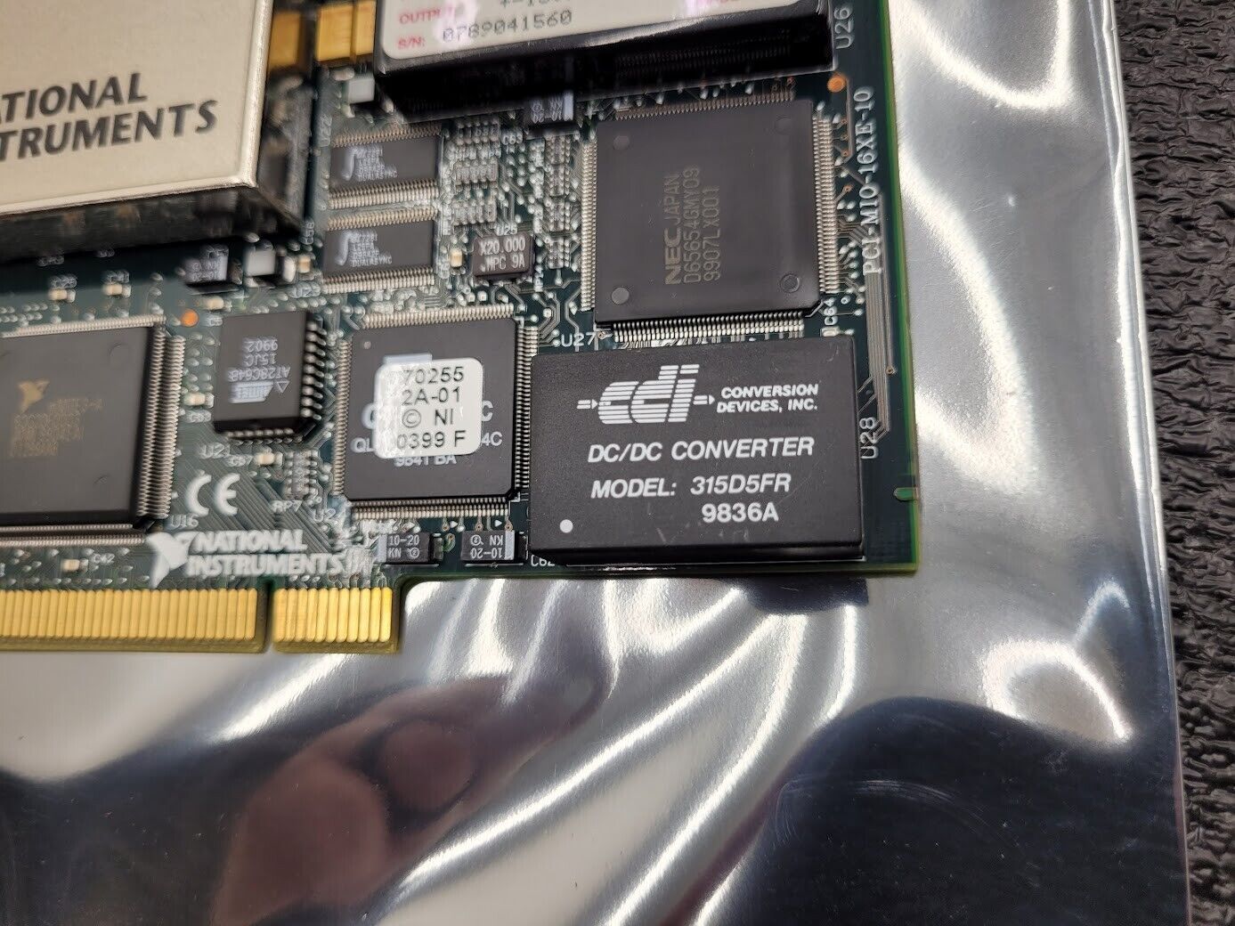 National Instruments NI PCI-MIO-16XE-10 (PCI-6030E) Multifunction DAQ Card