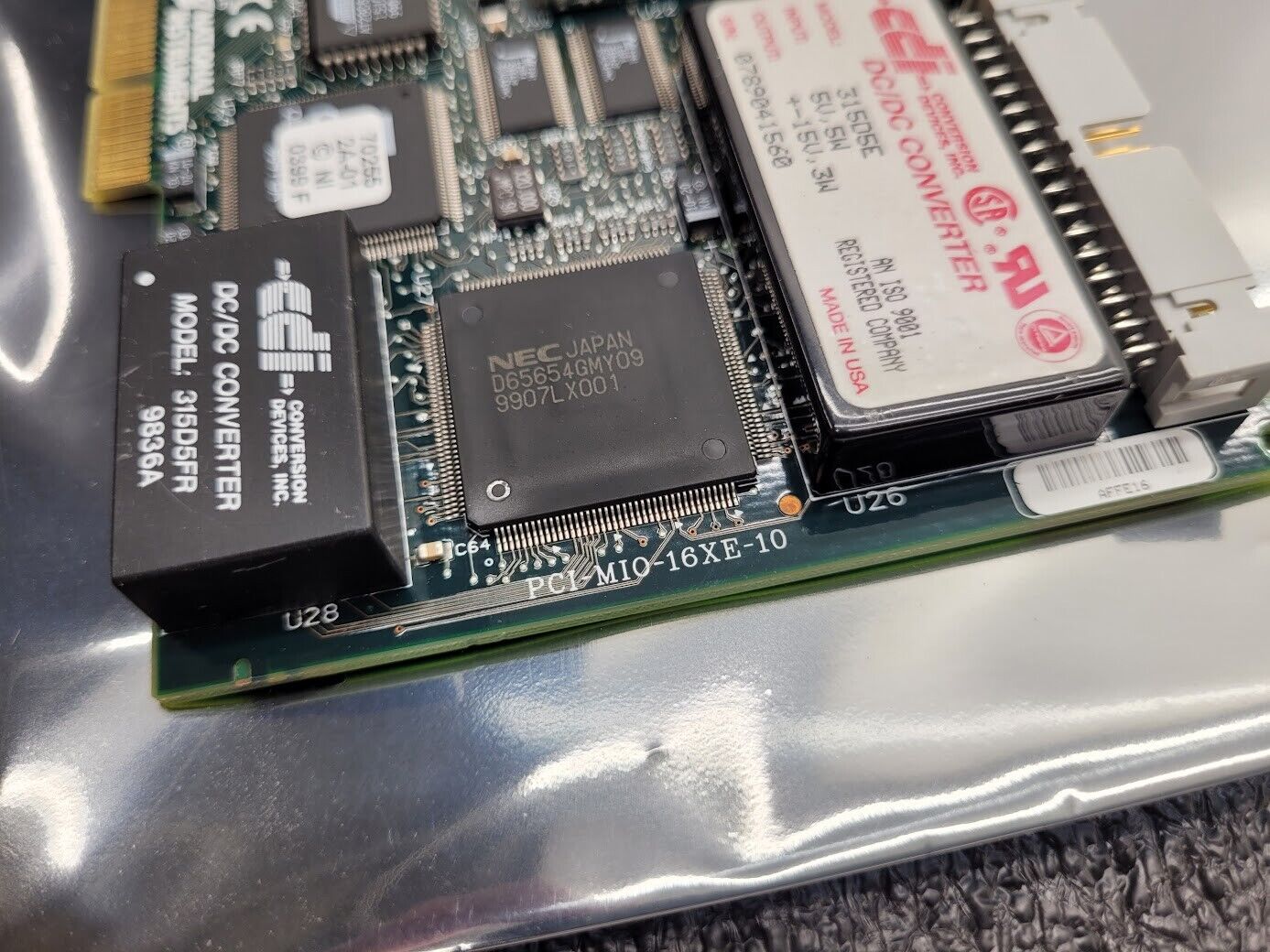 National Instruments NI PCI-MIO-16XE-10 (PCI-6030E) Multifunction DAQ Card