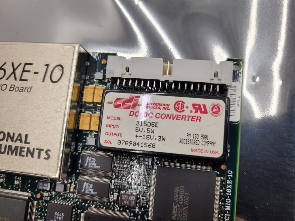 National Instruments NI PCI-MIO-16XE-10 (PCI-6030E) Multifunction DAQ Card