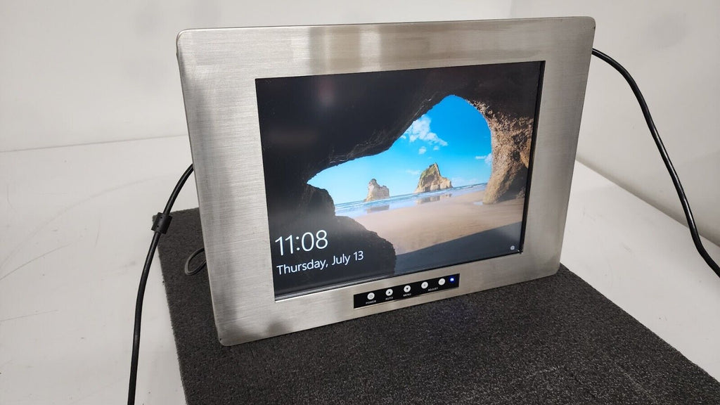 Dcom DVS1550TP 15" TFT Industrial Touchscreen LCD Monitor 12V 4.5A VGA Input