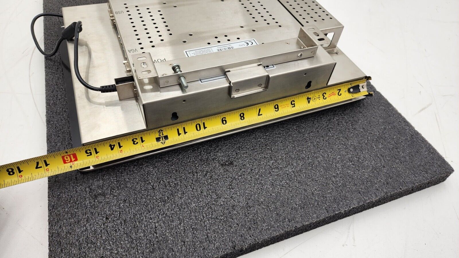 Dcom DVS1550TP 15" TFT Industrial Touchscreen LCD Monitor 12V 4.5A VGA Input