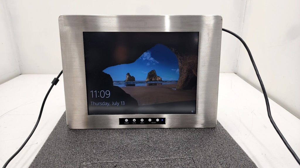 Dcom DVS1550TP 15" TFT Industrial Touchscreen LCD Monitor 12V 4.5A VGA Input