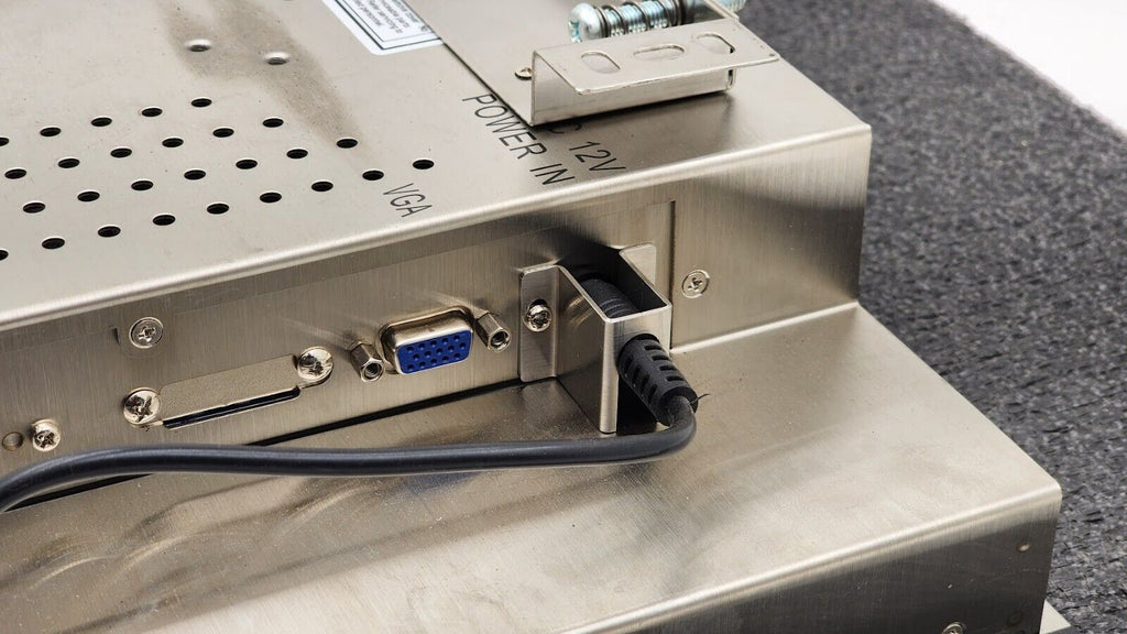 Dcom DVS1550TP 15" TFT Industrial Touchscreen LCD Monitor 12V 4.5A VGA Input