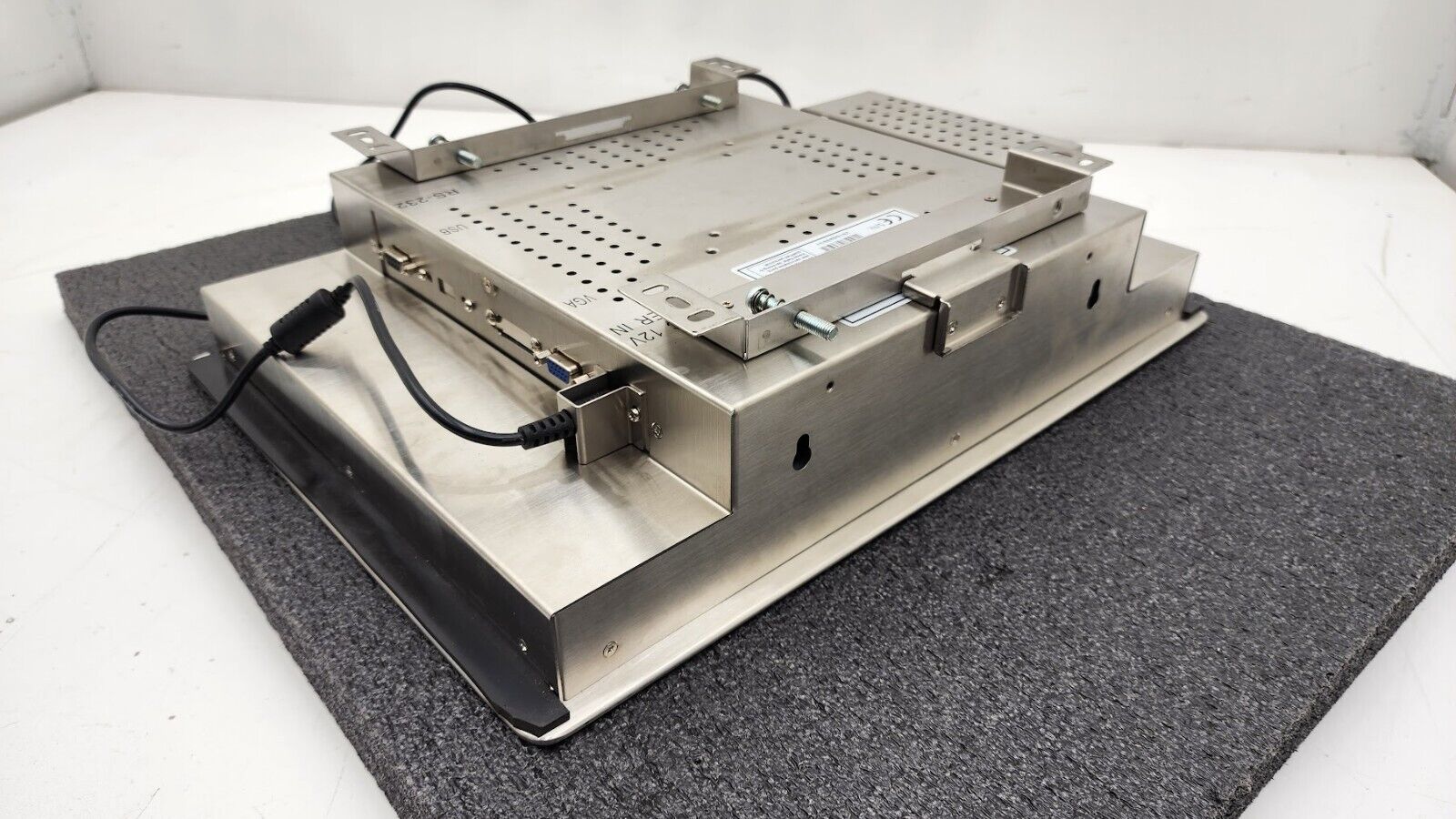 Dcom DVS1550TP 15" TFT Industrial Touchscreen LCD Monitor 12V 4.5A VGA Input