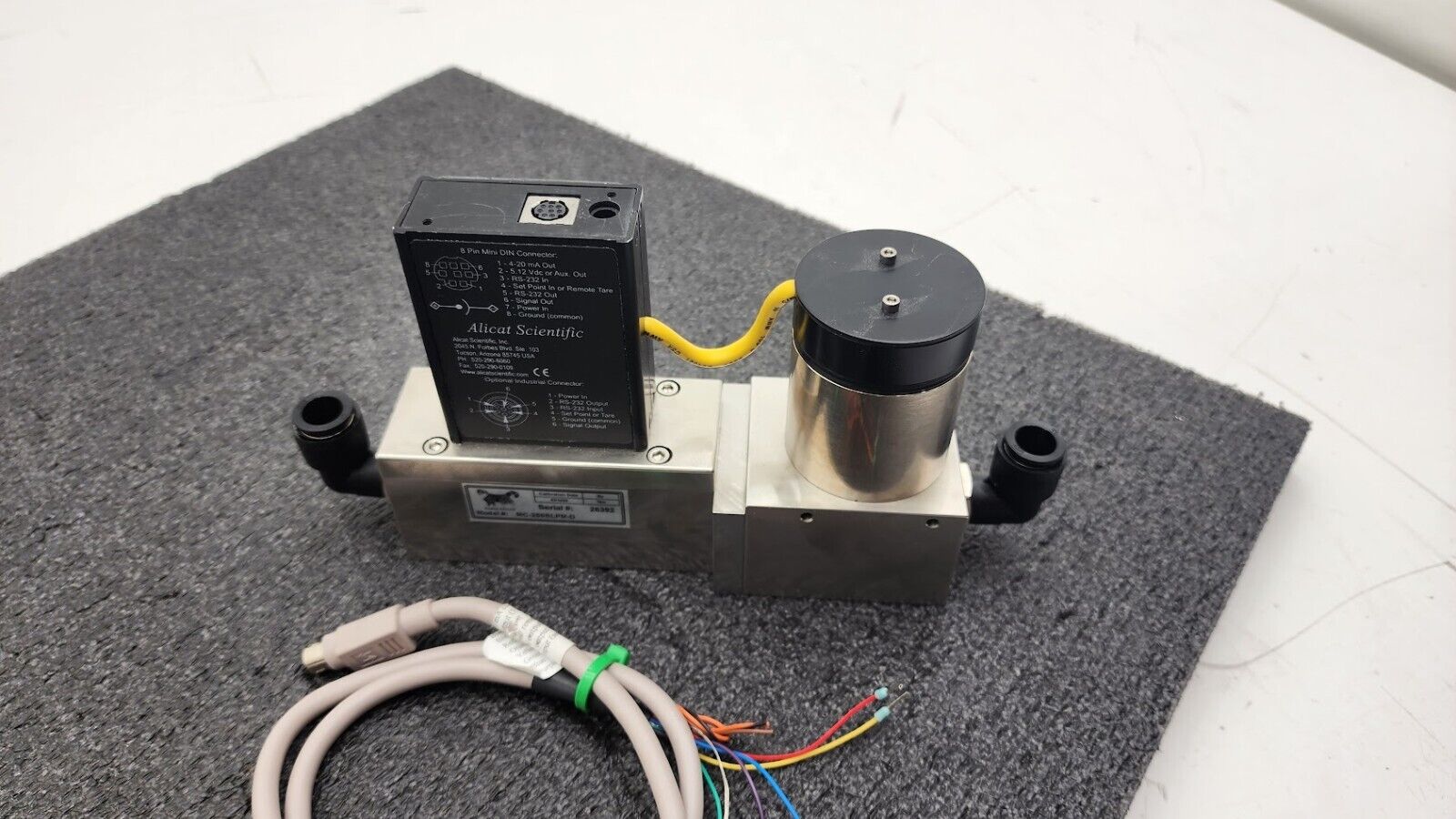 Alicat Scientific MC-250SLPM-D Air GAS Digital Mass Flow Meter Controller