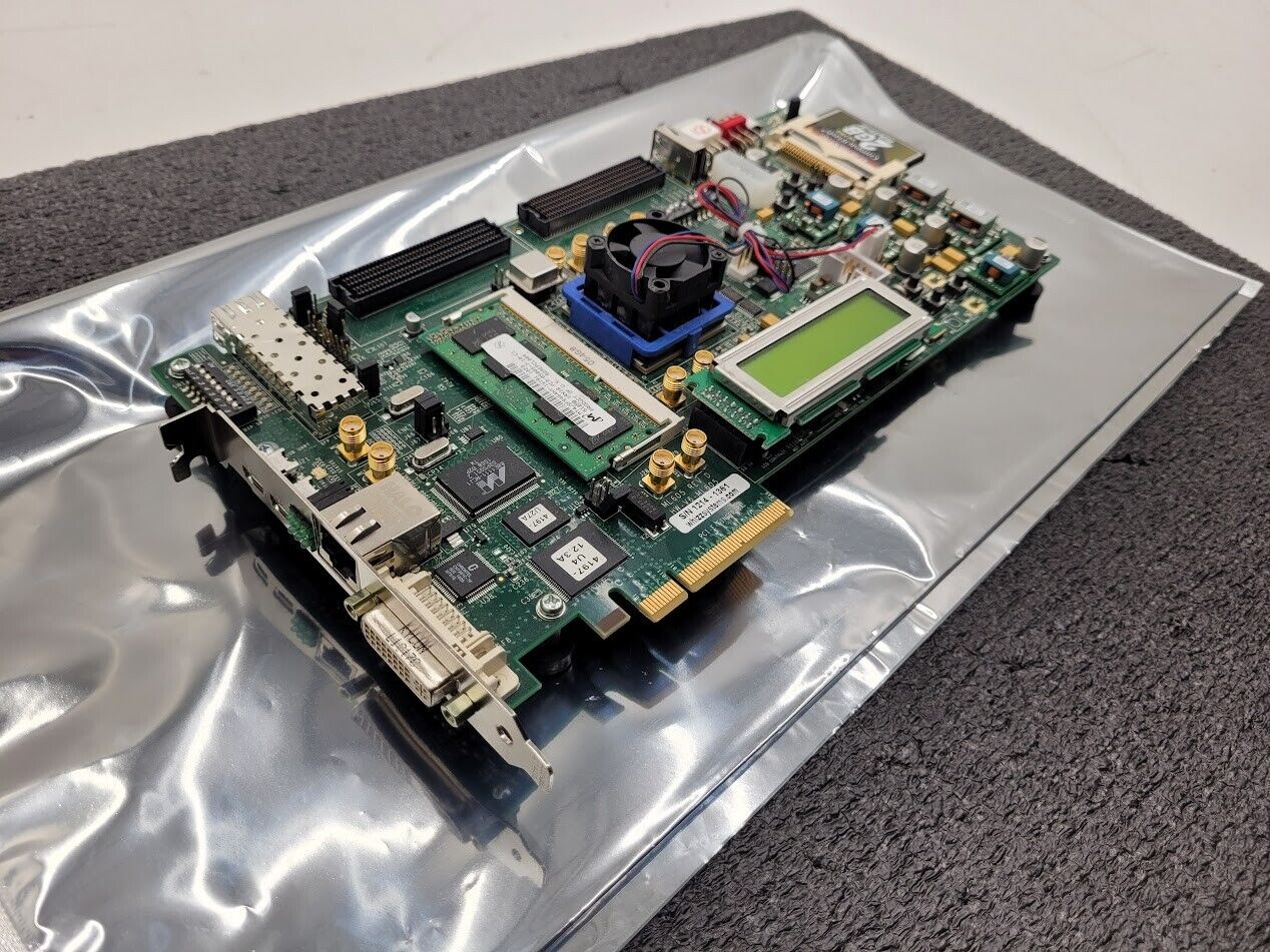 Xilinx Virtex ML605 REV D Evaluation Board HW-V6-ML605 Power On Tested