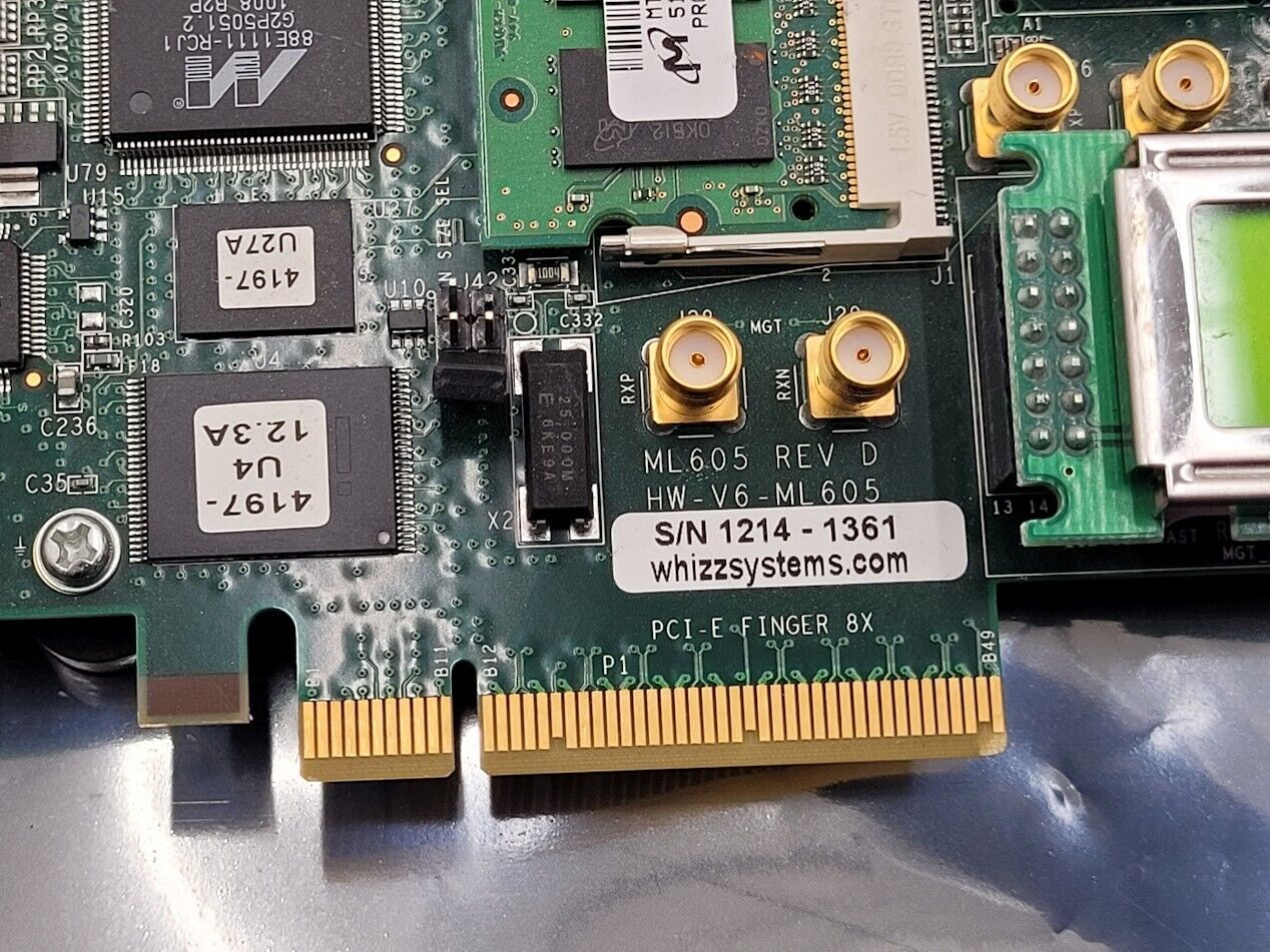 Xilinx Virtex ML605 REV D Evaluation Board HW-V6-ML605 Power On Tested