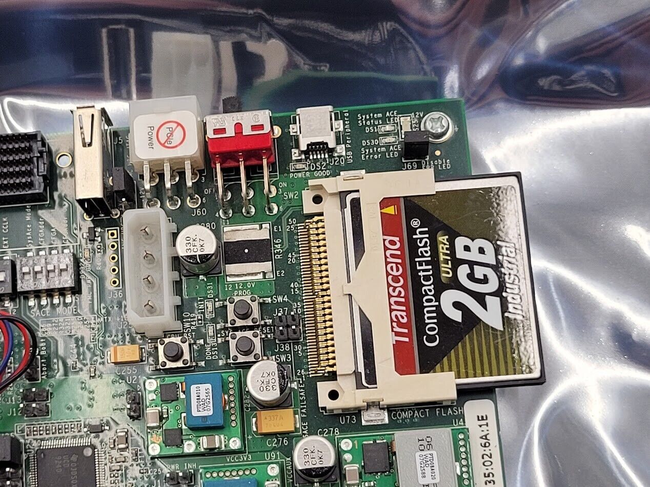Xilinx Virtex ML605 REV D Evaluation Board HW-V6-ML605 Power On Tested